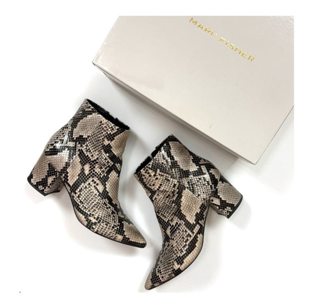 Marc Fisher Jelly Booties in Python Snakeskin